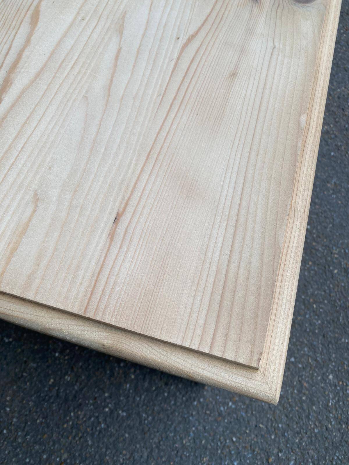 Buffet commode anglaise Interior's rénovée en bois massif 1980