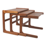 Set of Danish nesting tables by Salin Møbler, 1960s