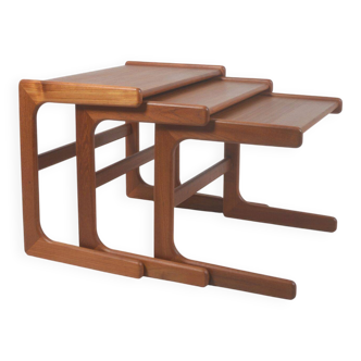 Set of Danish nesting tables by Salin Møbler, 1960s