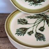 Herbier Gien stoneware plates