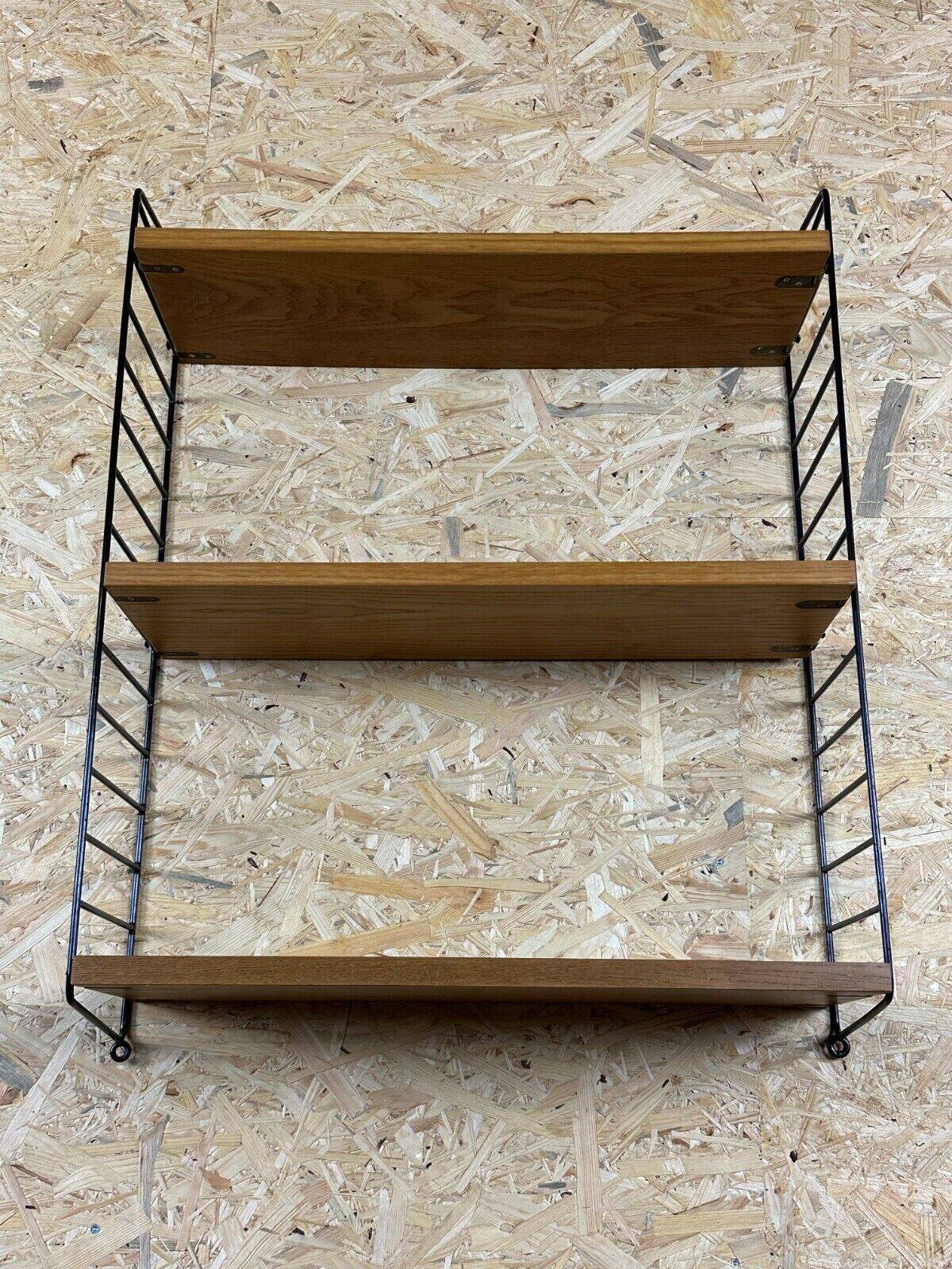 60s-70s Oak String Shelf Module by Kajsa & Nils “Nisse” Strinning Sweden