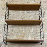 60s-70s Oak String Shelf Module by Kajsa & Nils “Nisse” Strinning Sweden