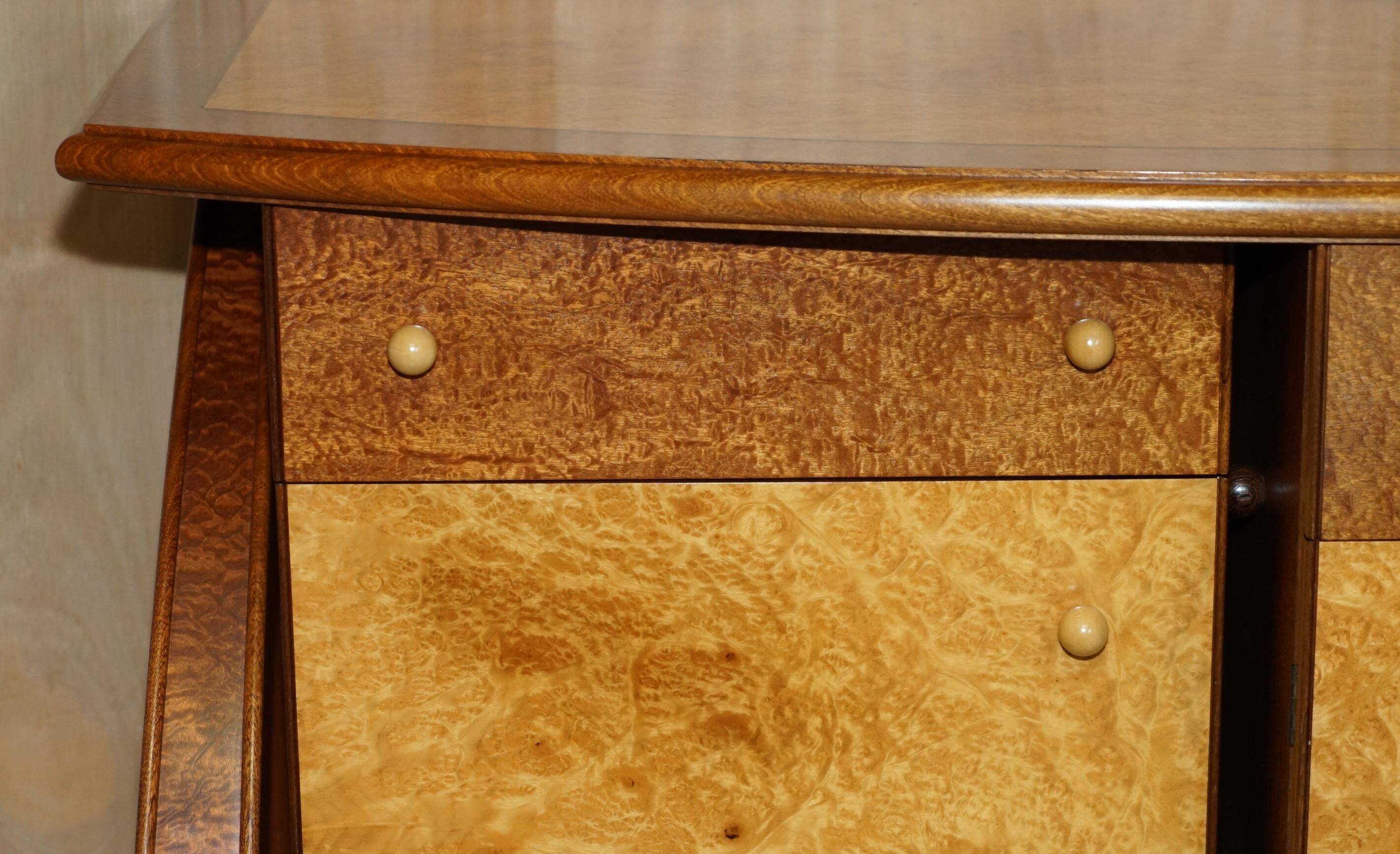 Very Art Deco in burl maple and thuja wood by Andrew Vara.