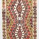 5x8 Geometric Handmade Antique Vintage Rug, 156x251Cm