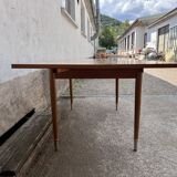 Dining table two extensions vintage Scandinavian style