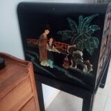 Furniture with an ancient Asian apothecary drawer