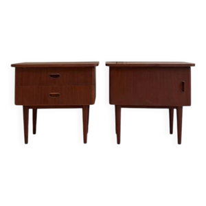 tables de chevet en teck