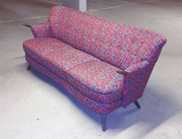 Canapé danois sofa années 40  50  restauré