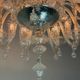 Venetian chandelier in colorless Murano glass, 12 arms of light