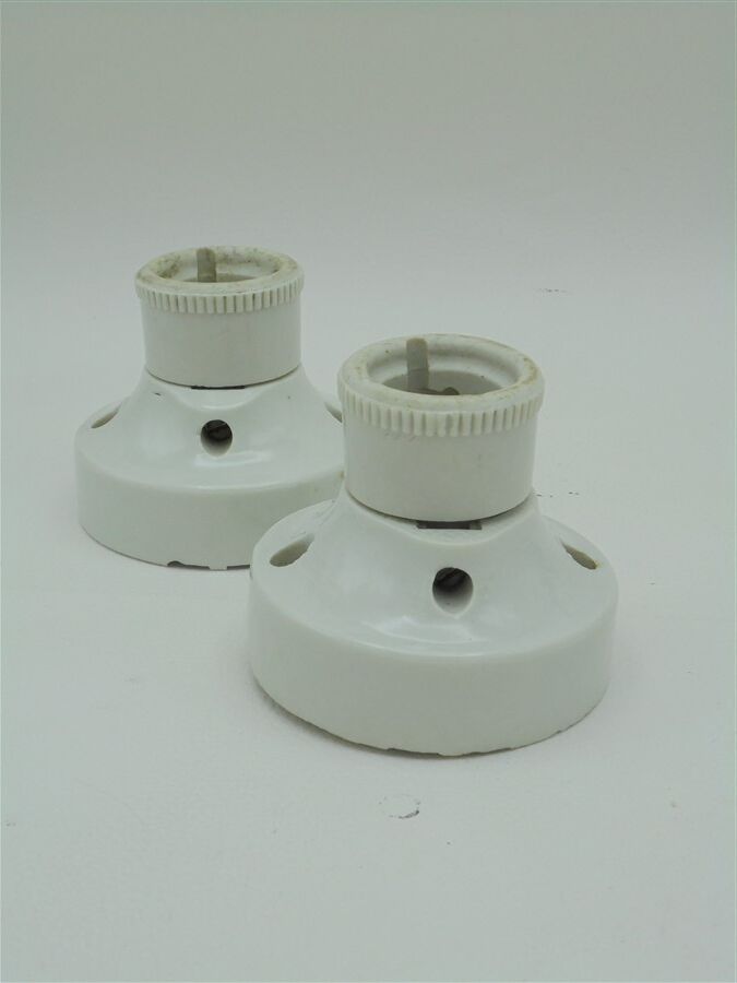 Duo of ceramic wall light