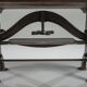 Table basse industrielle vintage, années 1950