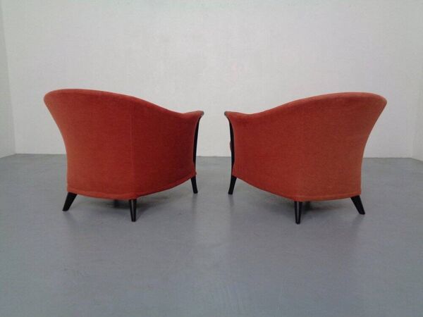 Set of Progetti Lounge Chairs by Umberto Asnago for Giorgetti, 1980s, Set of 2