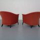 Set of Progetti Lounge Chairs by Umberto Asnago for Giorgetti, 1980s, Set of 2