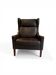 Leather wingback chair