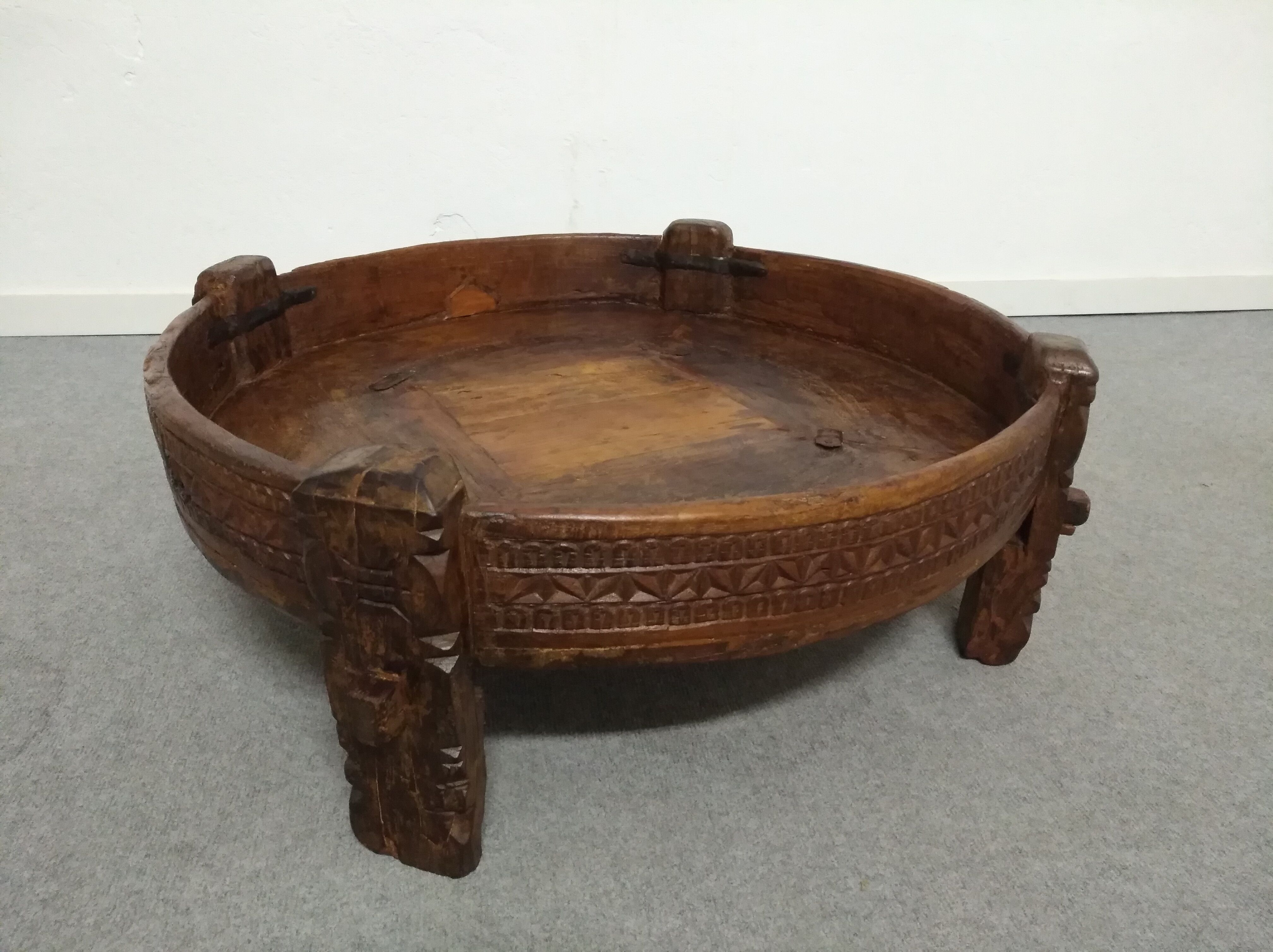 Indian coffee table Chakki late nineteenth