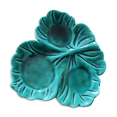 Trinket bowl green ceramic sheet