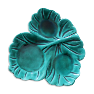 Trinket bowl green ceramic sheet