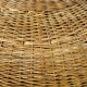 Large wicker basket armchair, Italy, 1970s