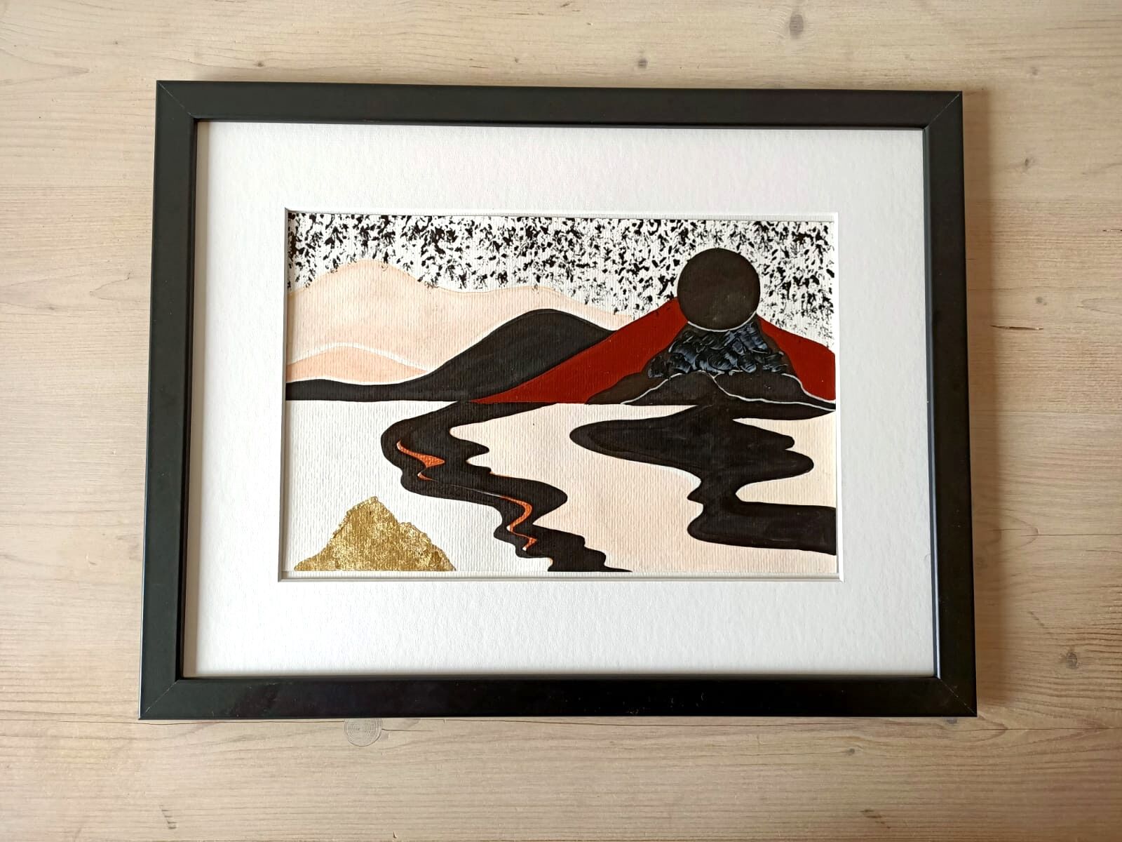 Black moon illustration