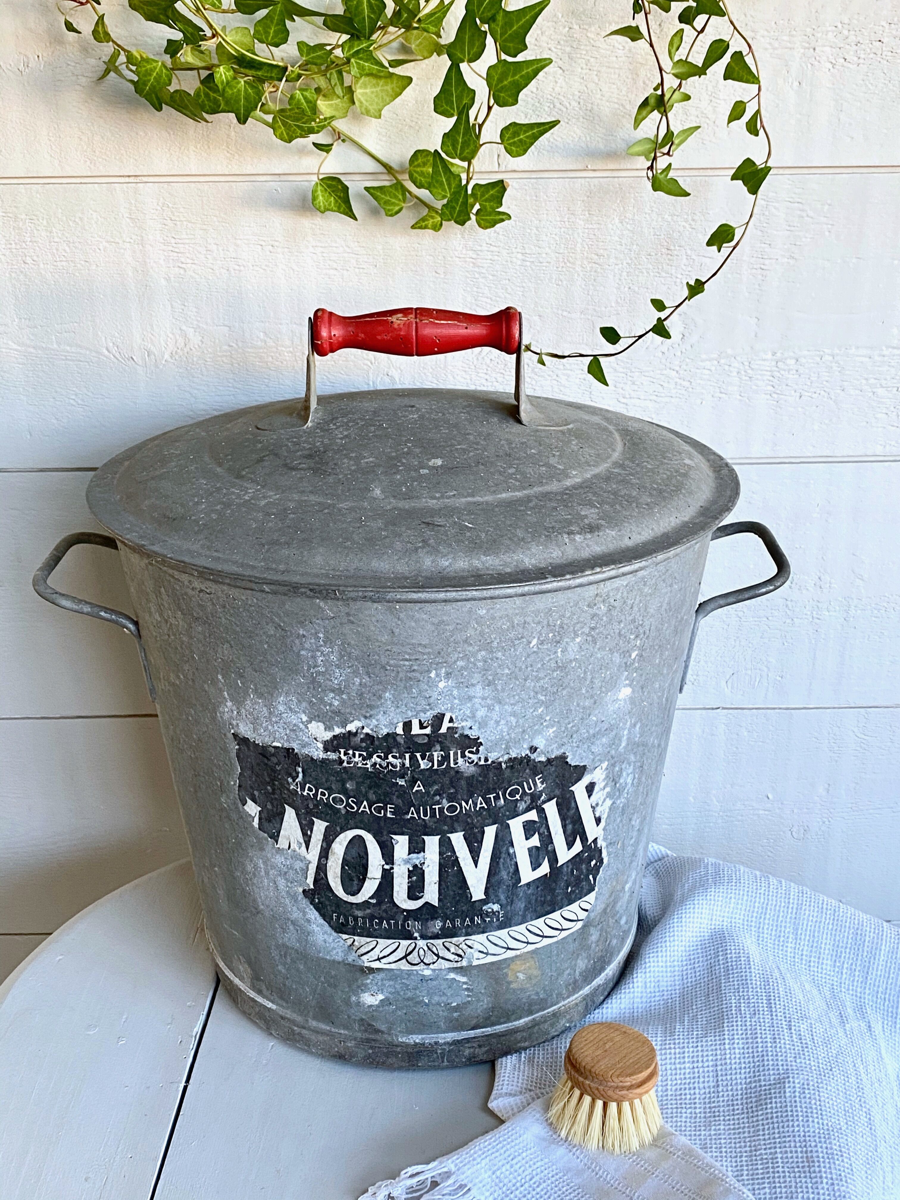 Old zinc washing machine