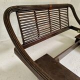 Vintage bamboo /rattan bed