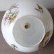 Suspension en opaline blanche décor oiseaux