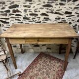 table with vintage drawer