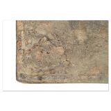 Coffee table in weathered solid wood