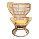 Fauteuil Emmanuelle en rotin par Gio Ponti, Italie 1960