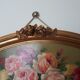 Oil on flower bouquet panel by Mascarey