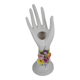 Main vintage ring holder vase soliflore