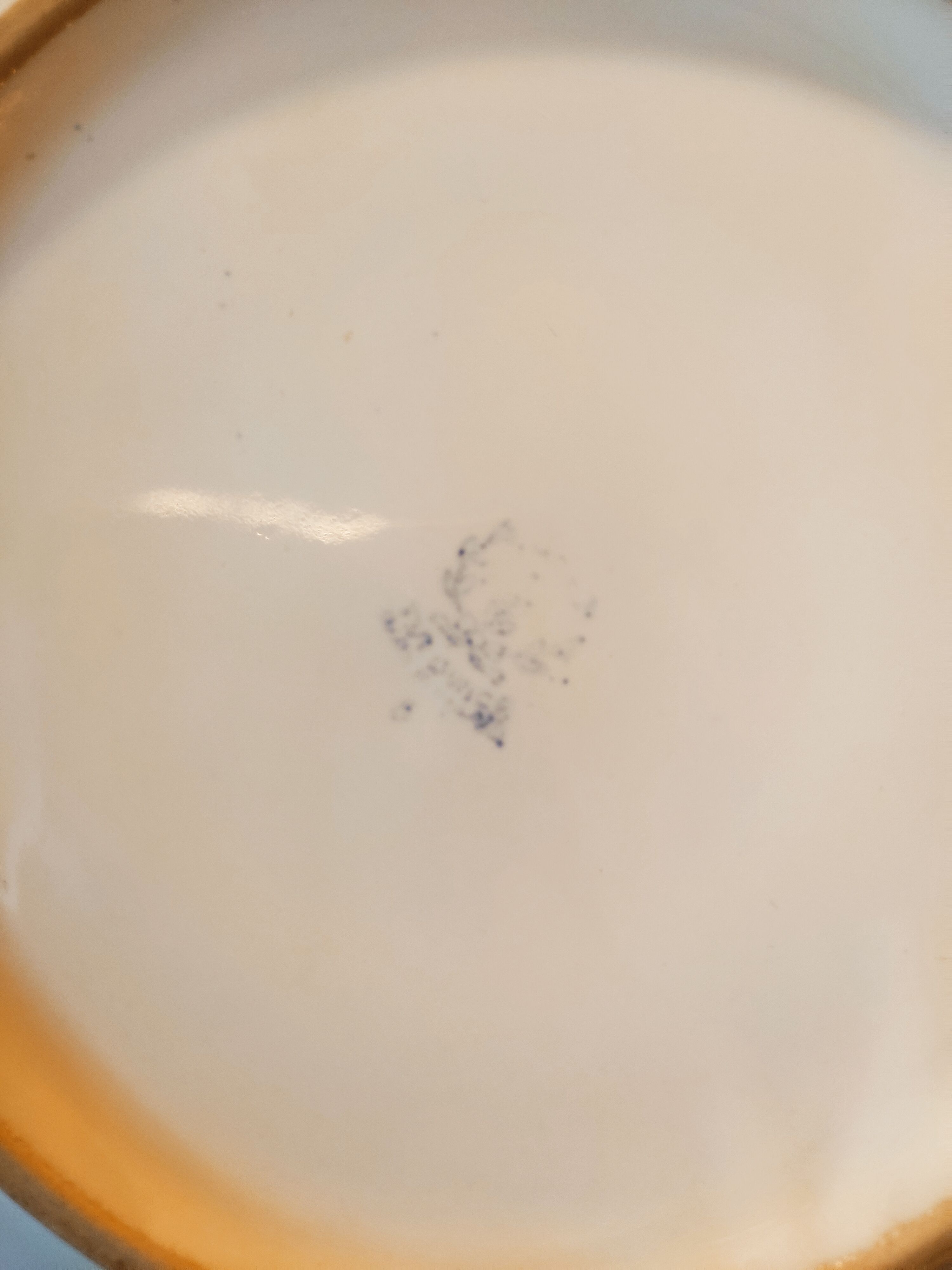 White bowl in earthenware