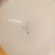 White bowl in earthenware