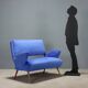 Coussin de canapé vintage en velours, modèle original des années 1960