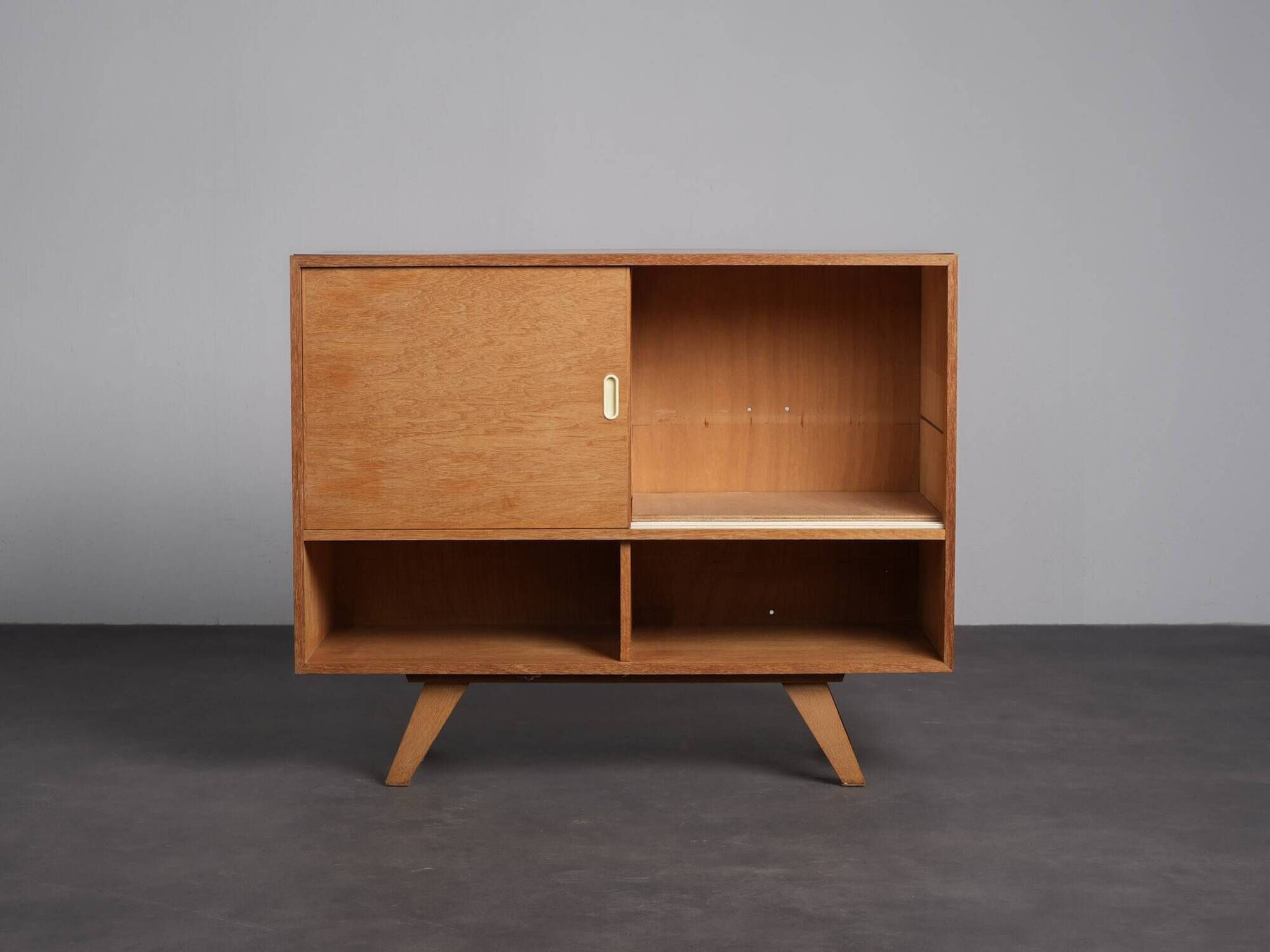 Sideboard with sliding doors, Czechoslovakia, 1960s