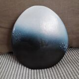 Vase plat vintage signé