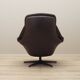 Leather swivel armchair, Danish design, 1960s, designer: H.W. Klein, manufa