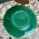 Gien stamped majolica dessert plate