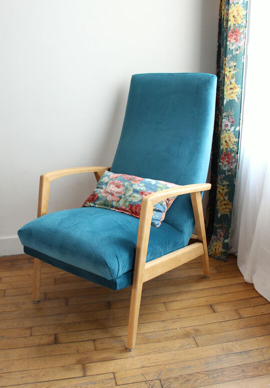 Fauteuil de lecture vintage