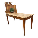 Weathered farm table