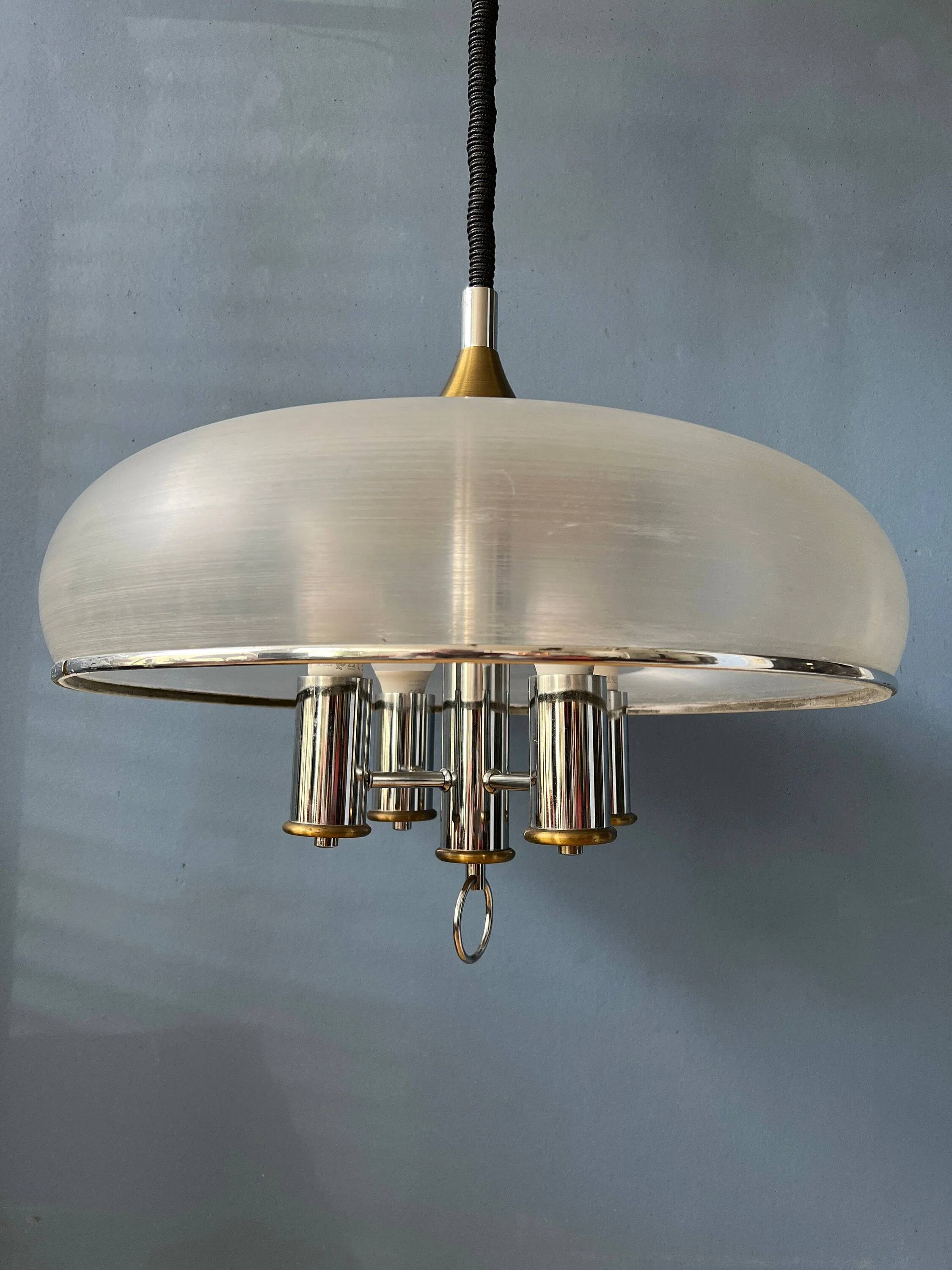 Suspension Mid-Century / Space Age chandelier