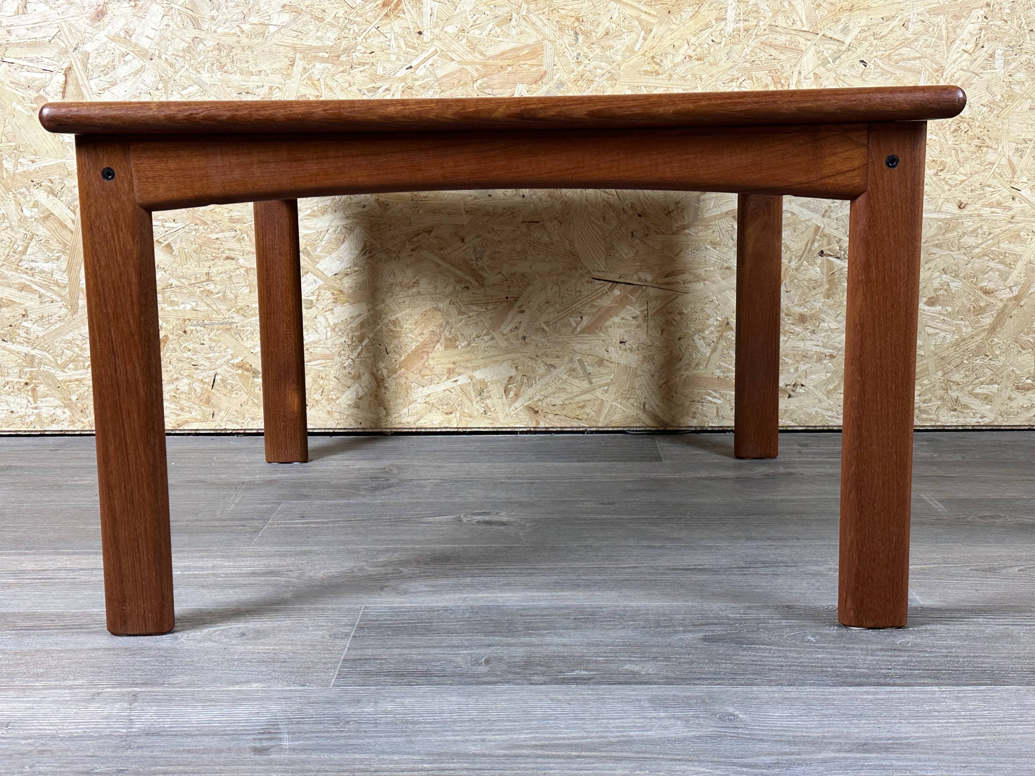 1960s/70s teak coffee table and side table by Glostrup Møbelfabrik Denmark