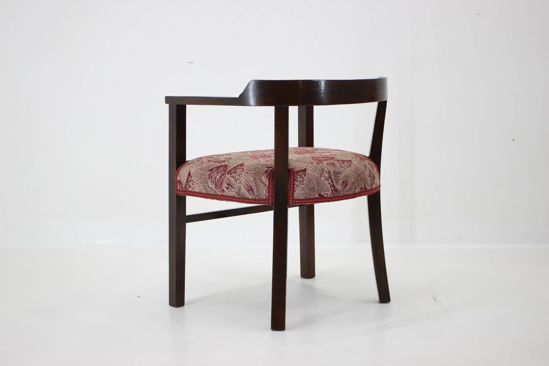 1940s Beech Bentwood Armchair, Czechoslovakia
