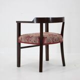 1940s Beech Bentwood Armchair, Czechoslovakia