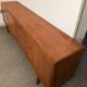 Large Danish vintage row in blond teak from the 60s