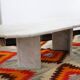 Table basse en marbre, vintage