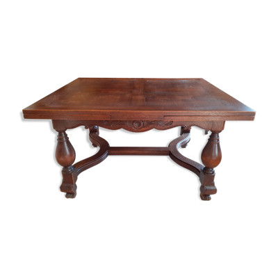 Table en chêne fin XIXème
