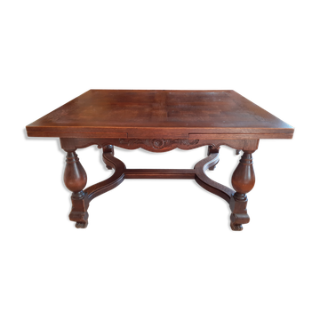 Table en chêne fin XIXème