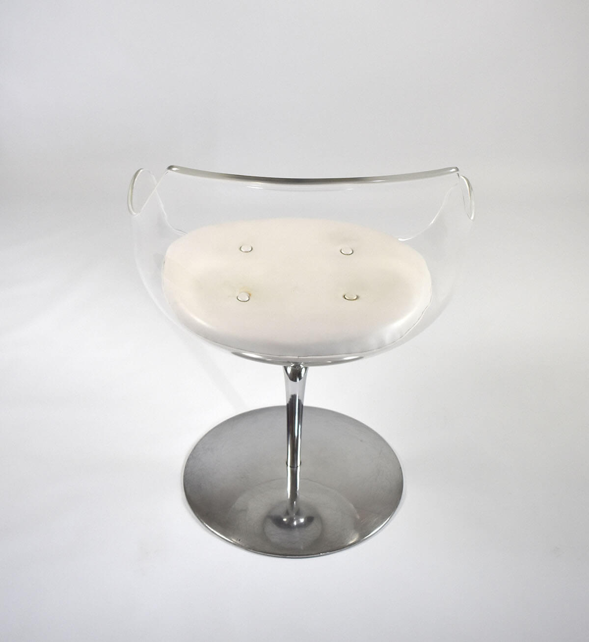 Champagne Chair par Erwin et Estelle Laverne pour Formes Nouvelles années 1960