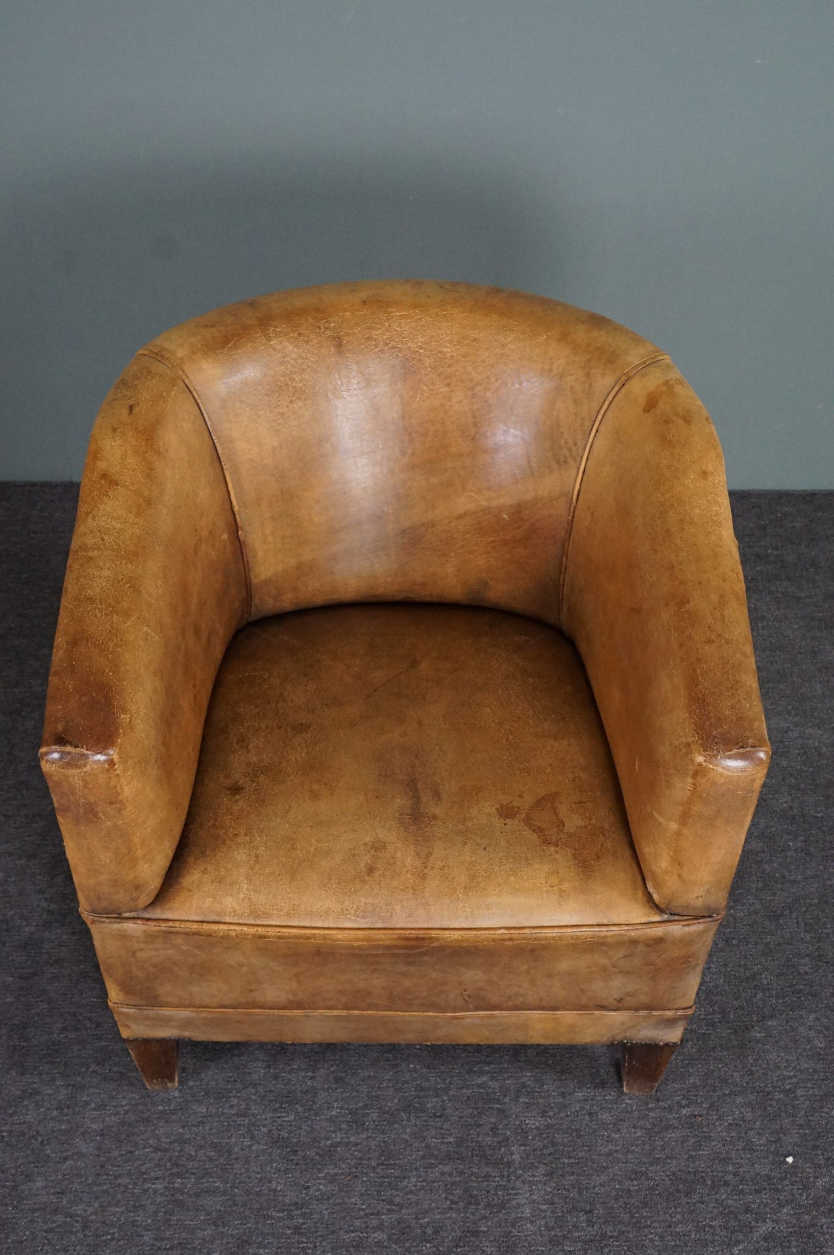 Sheepskin armchair